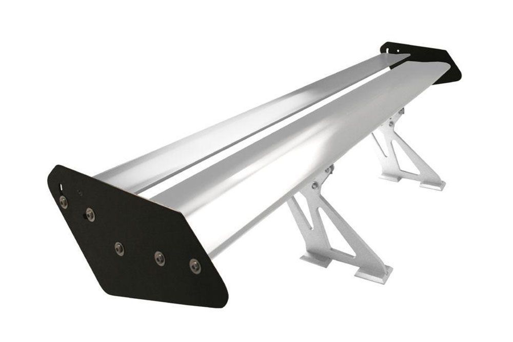 Megan Racing Aluminum GT Spoiler Silver & Black - MR-AS-GT56 (view 1)