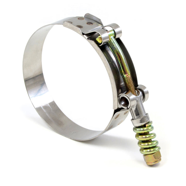 HPS Performance Products HPS Stainless Steel Spring Loaded T-Bolt Hose Clamp SAE 88 for 3-3/8" or 3-1/2" ID hose - Effective Size: 3.62"-...