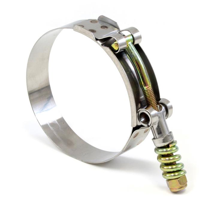 HPS Performance Products HPS Stainless Steel Spring Loaded T-Bolt Hose Clamp SAE 236 for 8" ID hose - Effective Size: 8.25"-8.56" (view 2)