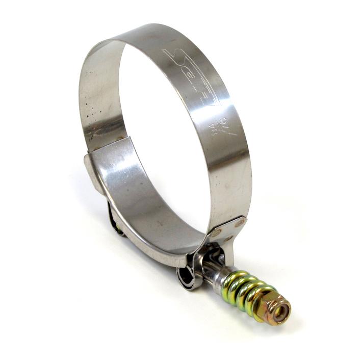 HPS Performance Products HPS Stainless Steel Spring Loaded T-Bolt Hose Clamp SAE 108 for 4" ID hose - Effective Size: 4.25"-4.57" (view 3)