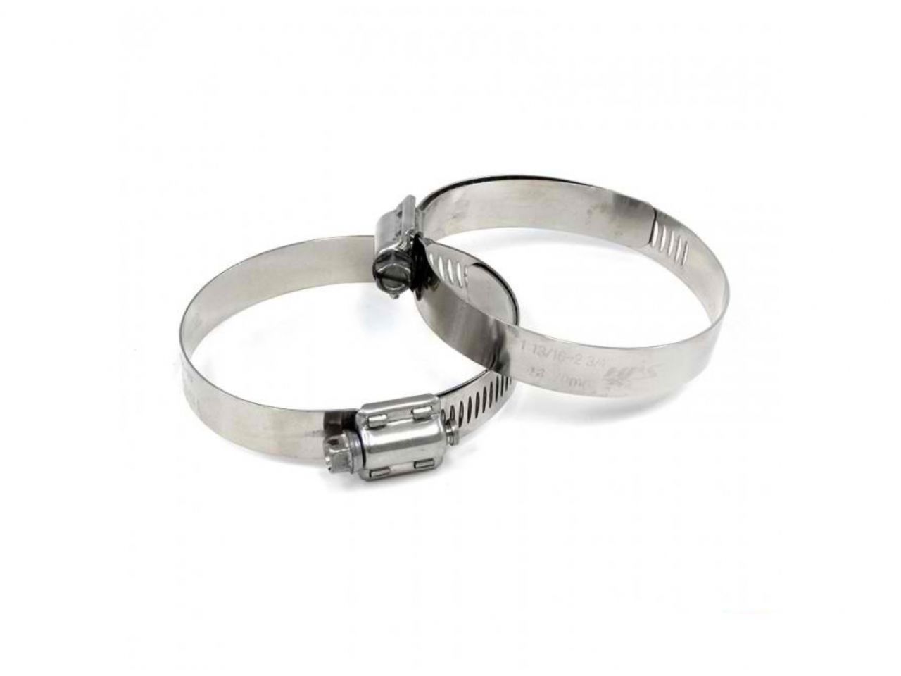 HPS Performance Products HPS Stainless Steel Worm Gear Liner Hose Clamp SAE 56 2pc Pack 3-1/16" - 4" (78mm-102mm) (view 1)
