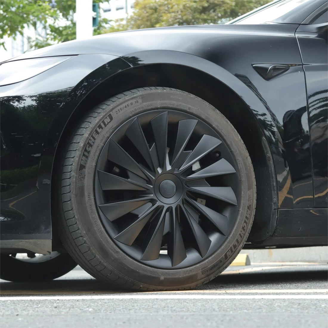 TESERY 18″ Blade Wheel Cover For Model 3 Highland (4PCS) (view 5)