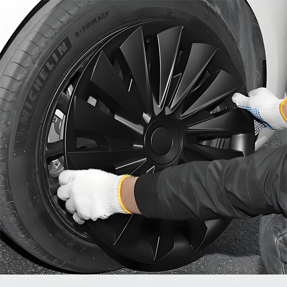 TESERY 18″ Blade Wheel Cover For Model 3 Highland (4PCS) (view 6)