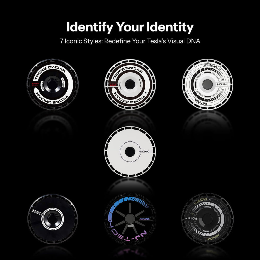 TESERY Aero DISC Wheel Covers for Model Y / Model 3 Highland (view 5)