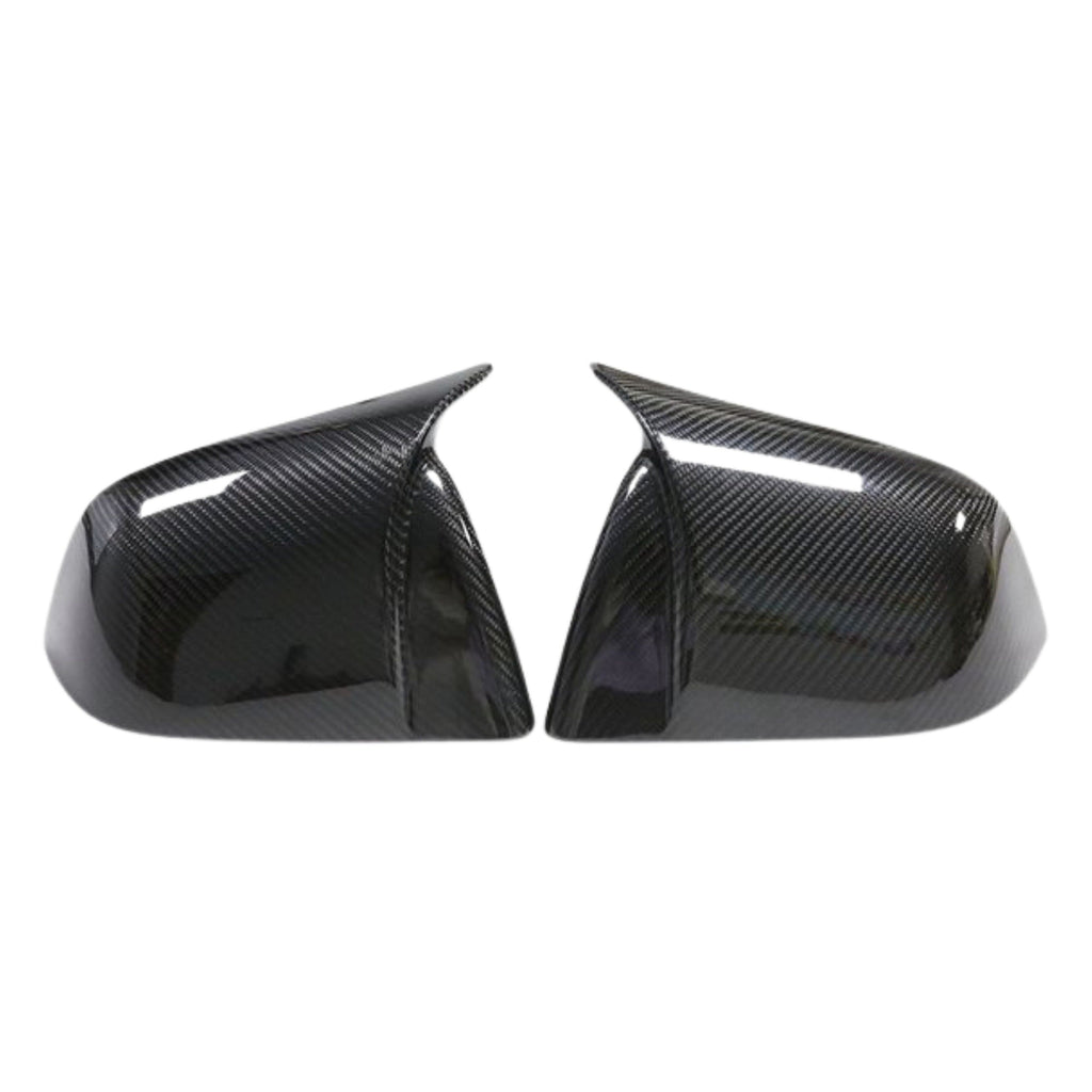 TESERY Mirror Caps for Model Y / 3 ( Sporty Style ) - Dry Carbon Fiber Exterior Mods