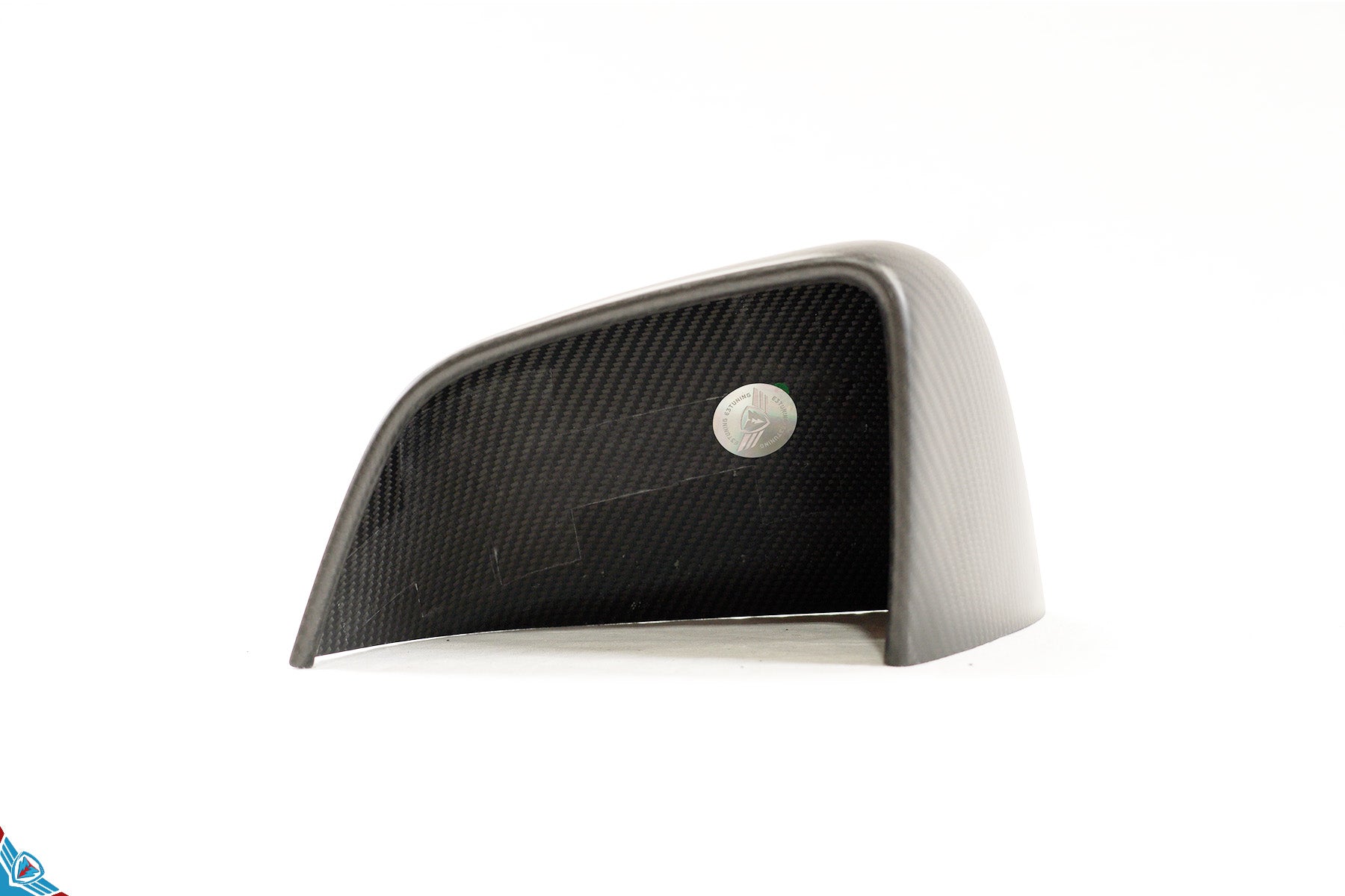 2017-2024 Tesla Model 3 & Model Y (MK1) OEM Style Dry Carbon Fiber Mirror Cover Overlays | FYBR Aerodynamics