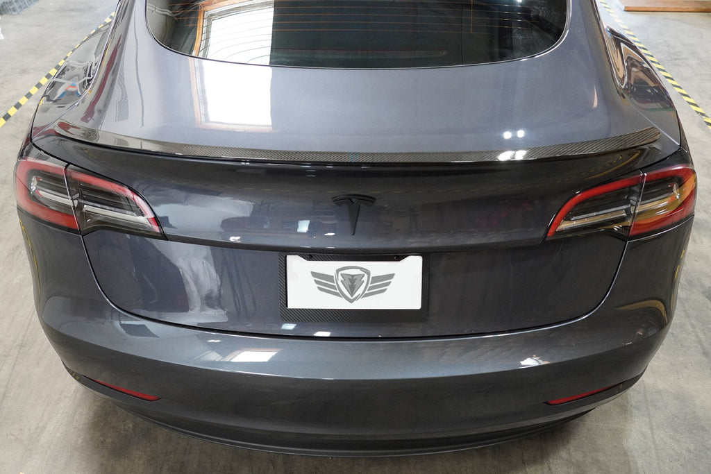 2017-2023 Tesla Model 3 (MK1) CS Style Carbon Fiber Trunk Spoiler | FYBR Aerodynamics