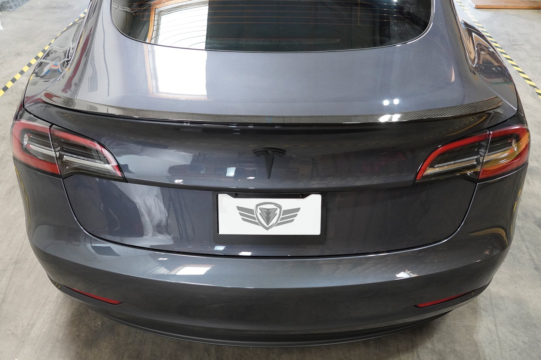2017-2023 Tesla Model 3 (MK1) CS Style Carbon Fiber Trunk Spoiler | FYBR Aerodynamics