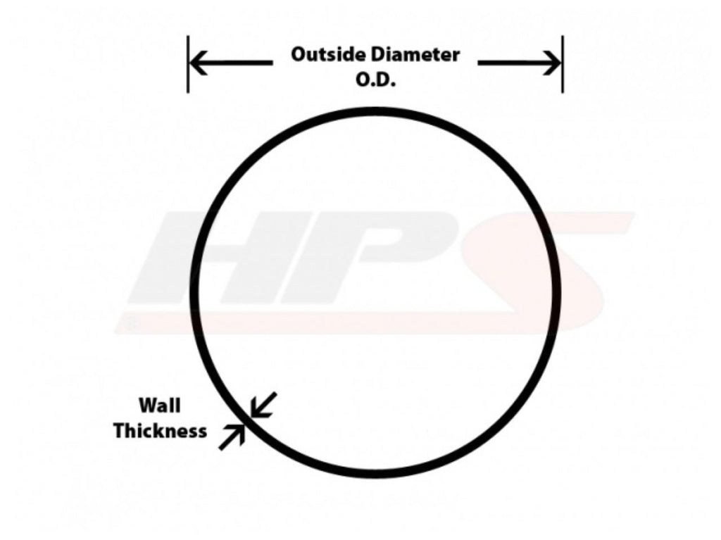 HPS Performance Products HPS 1-3/8" OD 135 Degree Bend 6061 Aluminum Elbow Pipe Tubing 16 Gauge w/ 2" CLR (view 2)