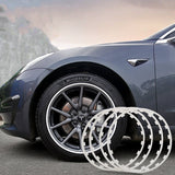 DuPont Nylon Wheel Rim Protectors for Tesla | 4-Piece Set | 5 Colors | Curb Rash Guard | Impact Resistant (view 1)